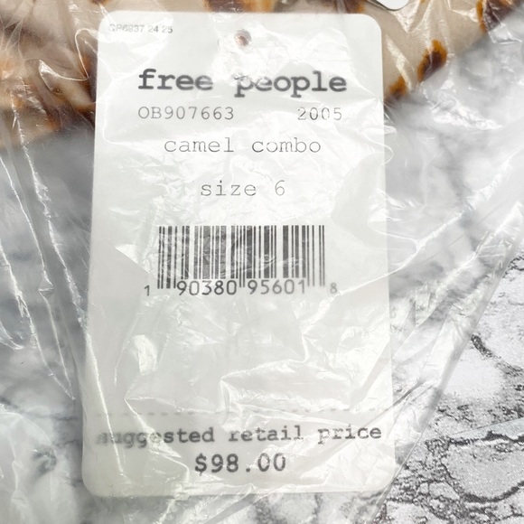 NWT Free People Normani Bias Skirt in Brown - Picture 5 of 5